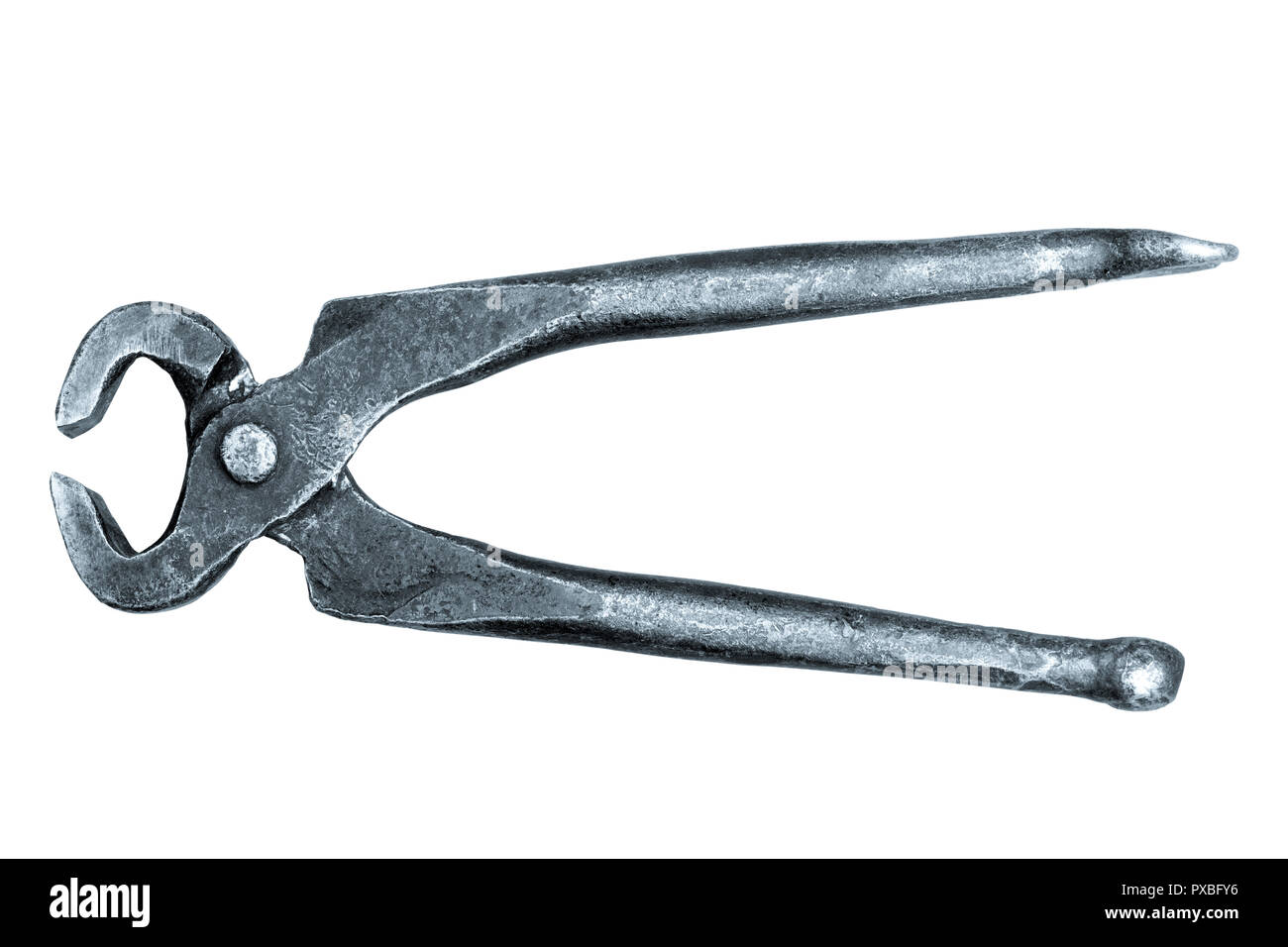 Herramientas para tirando de uñas - Pinzas de metal viejo Fotografía de  stock - Alamy