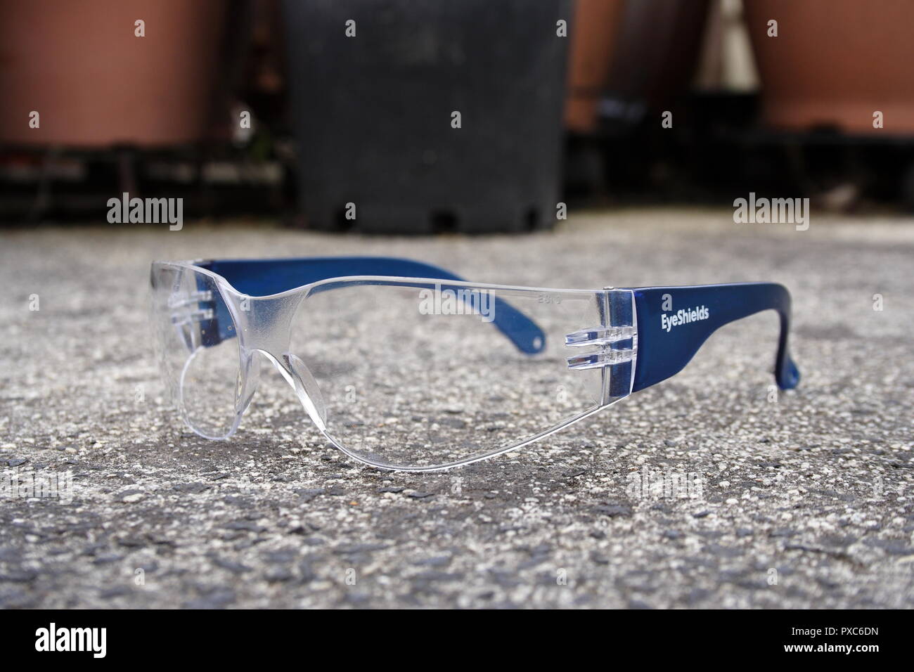 Gafas de protección ocular Foto de stock