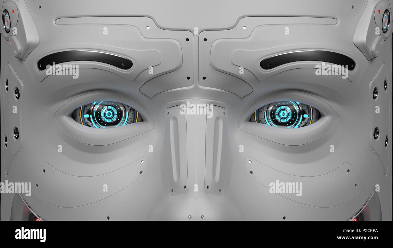 Robot with eyes fotografías e imágenes de alta resolución - Alamy