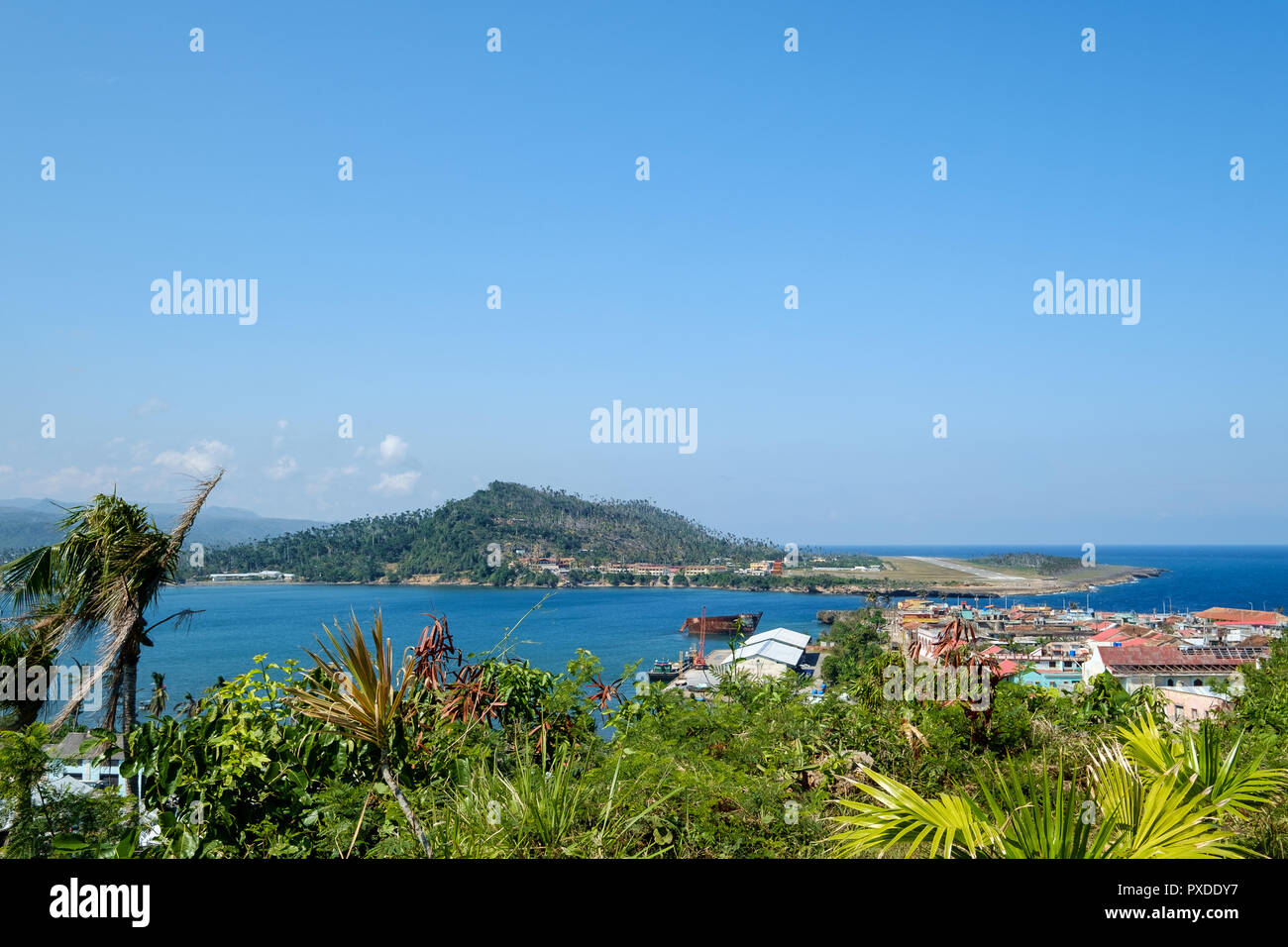 Puerto de Baracoa, Baracoa Bay Foto de stock