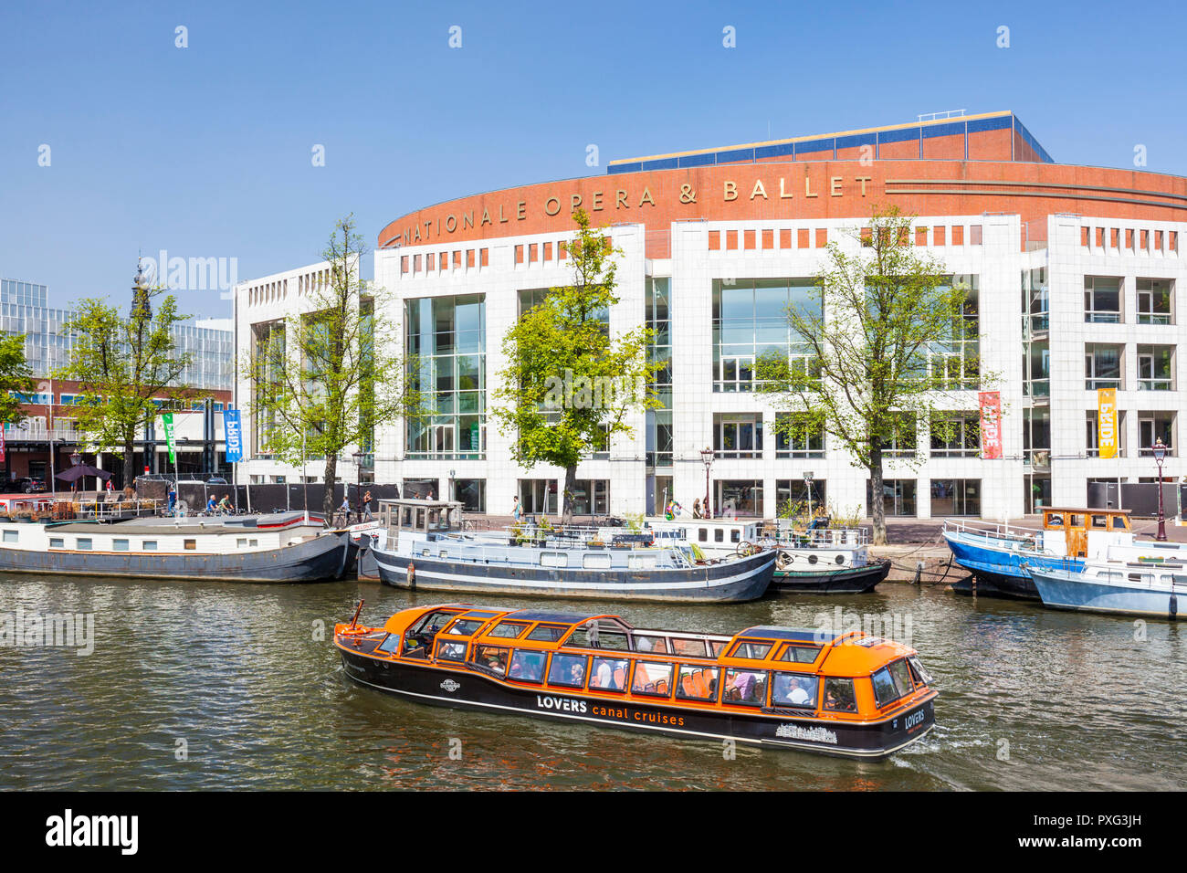 Ópera Nacional Holandés Amsterdam Nationale Opera & Ballet Waterlooplein Amsterdam Holanda Holanda EUROPA UE Foto de stock
