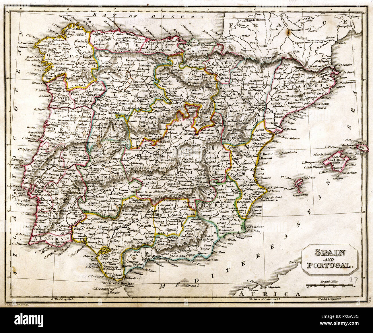821 fotos de stock e banco de imagens de Mapa España Portugal - Getty Images