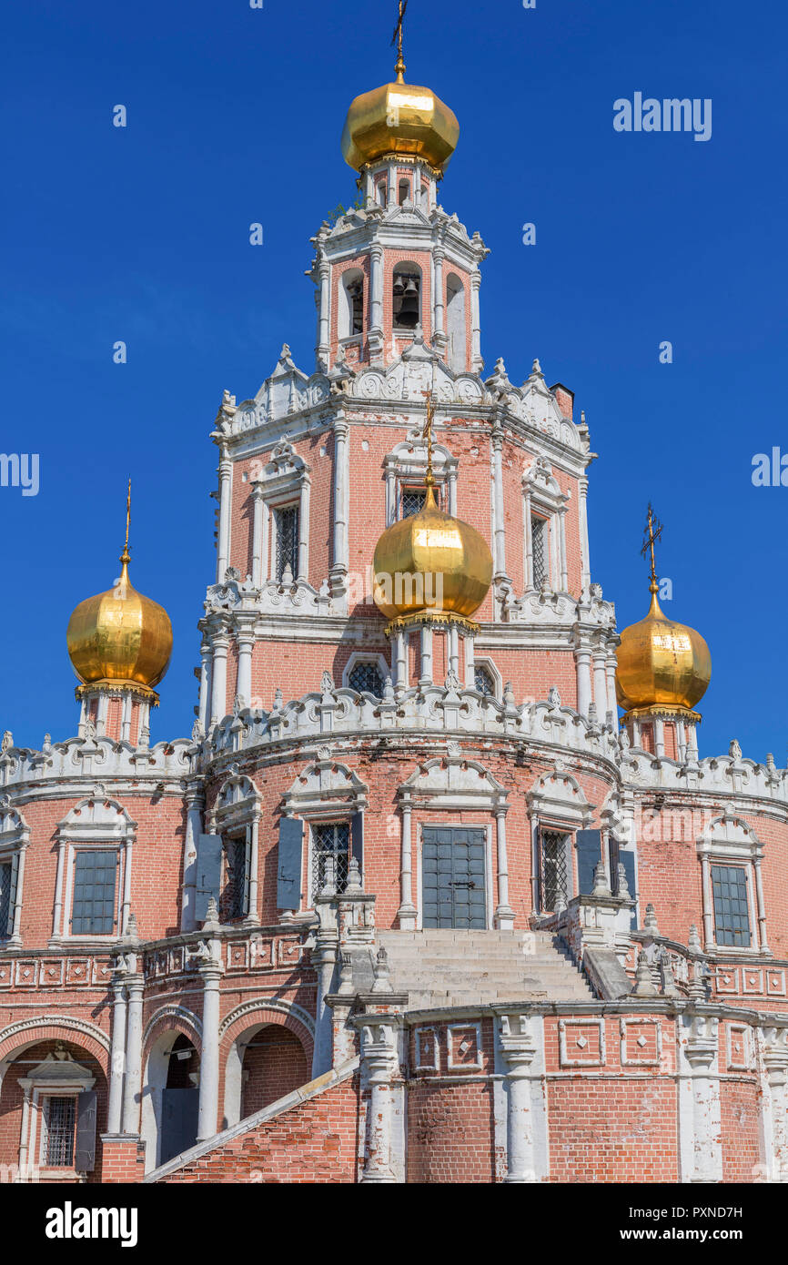 Iglesia de la Intercesión (1694), Fili (Moscú, Rusia) Foto de stock