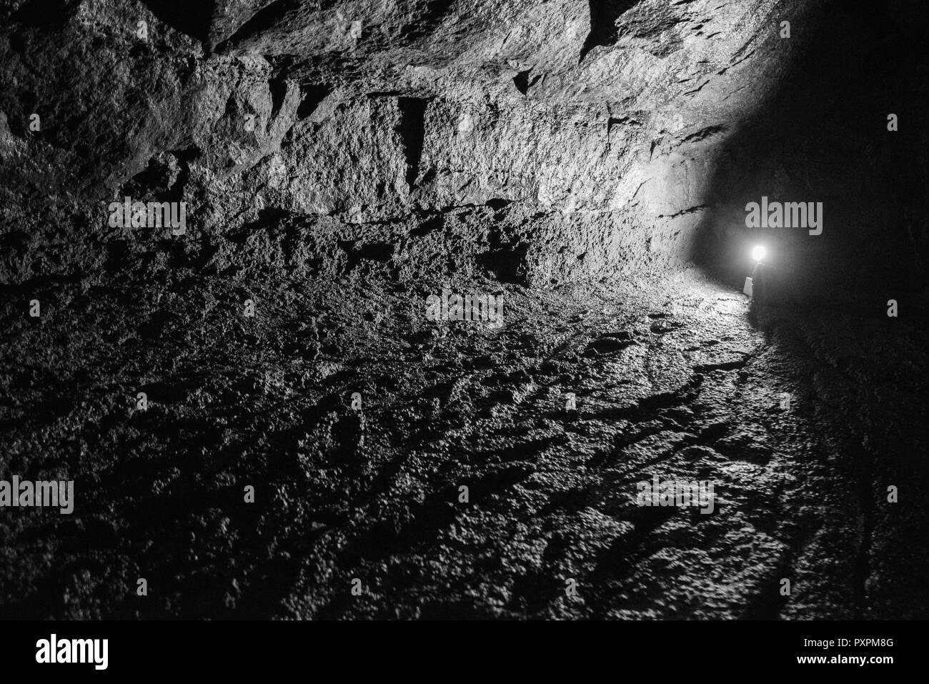 Cueva de hielo Foto de stock