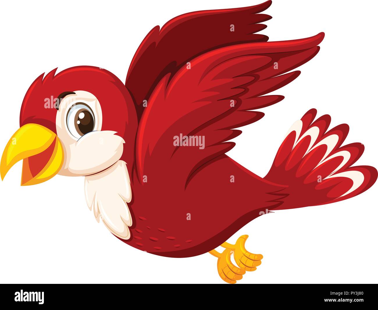 Un lindo pájaro rojo ilustración Imagen Vector de stock - Alamy Un lindo pájaro rojo ilustración Imagen Vector de stock - Alamy