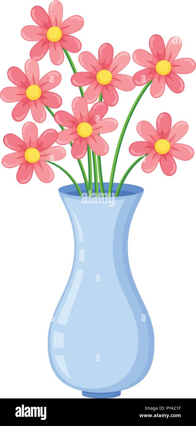Florero de flores Imágenes vectoriales de stock - Alamy