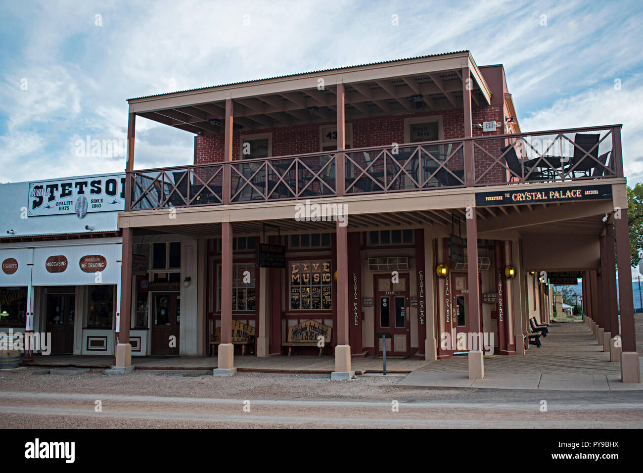 Crystal Palace. Tombstone Arizona, EE.UU. Foto de stock
