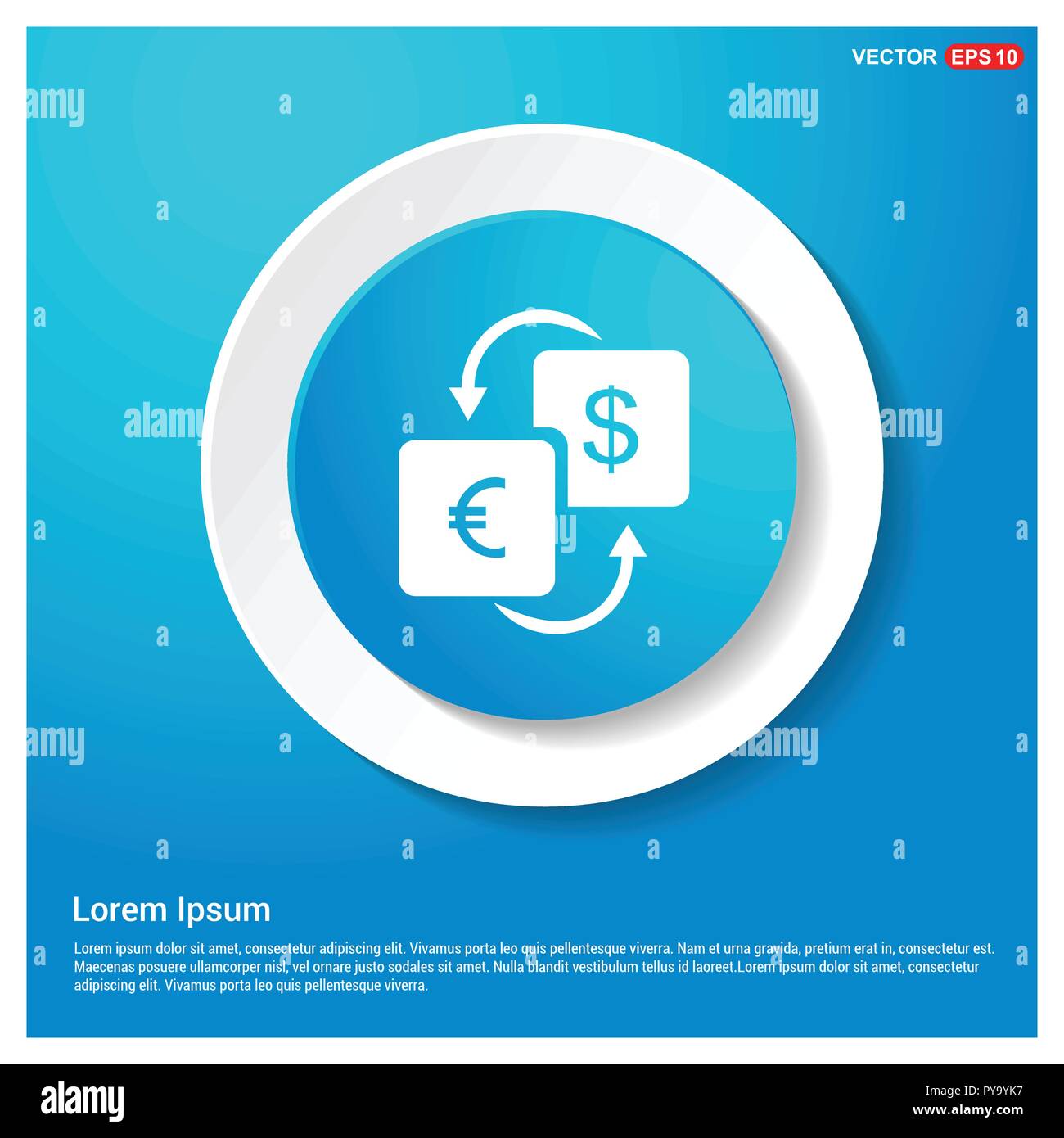 Icono de Convertidor de moneda Imagen Vector de stock - Alamy