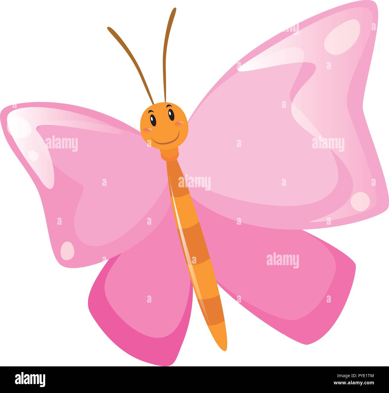 Mariposas Voladoras De Diseño Simple Y Colorido Ilustración del Vector -  Ilustración de criatura, mosca: 272743921