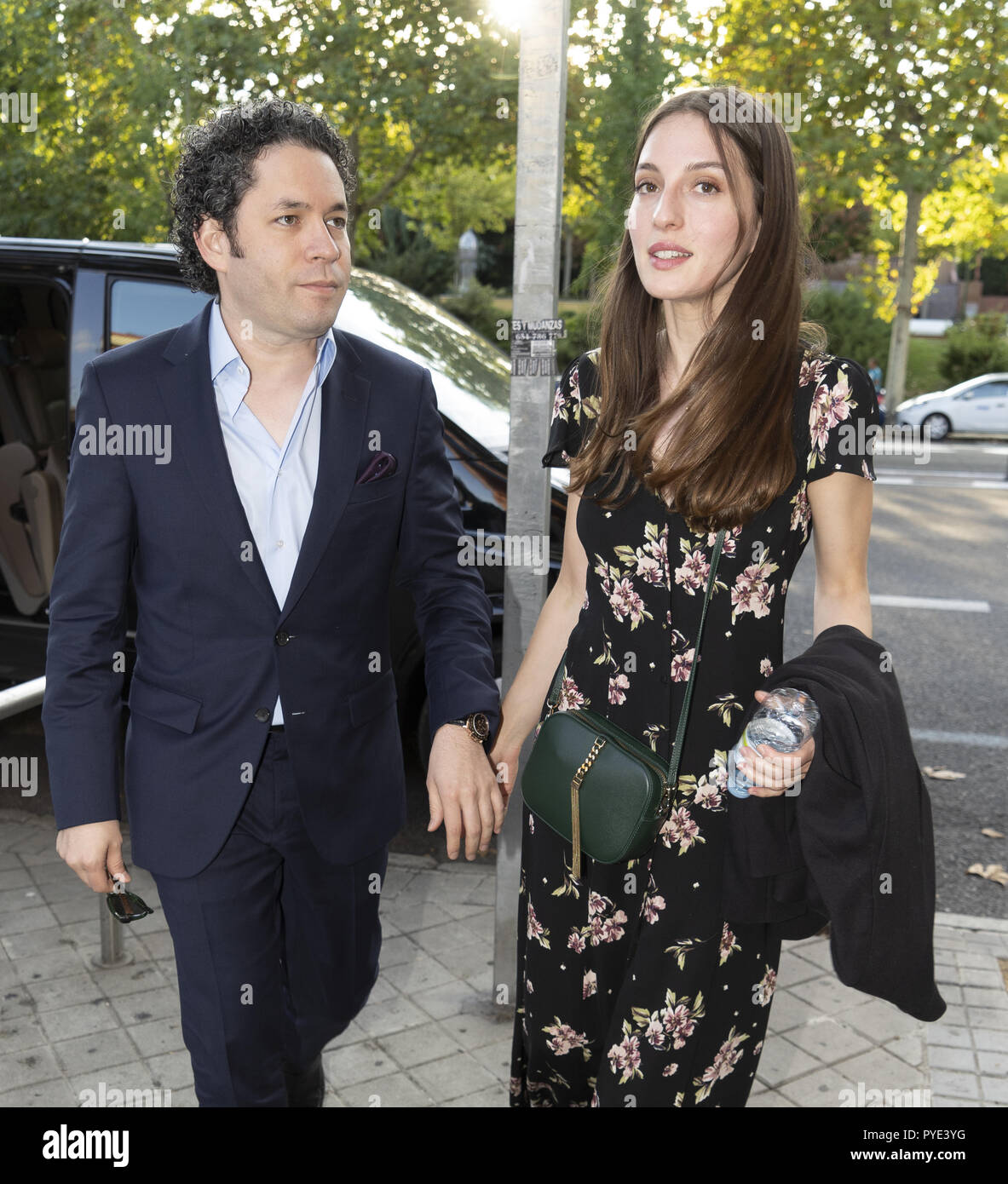 Gustavo Dudamel y su esposa, María Valverde asistir a Gustavo Dudamel el  concierto en el Auditorio Nacional de Madrid con: Gustavo Dudamel, María  Valverde donde: Madrid, España cuando: 19 de septiembre de