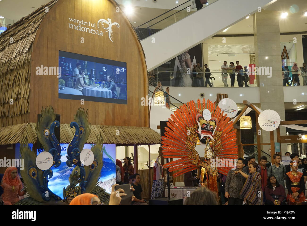 Promover el turismo de Indonesia evento en Kuala Lumpur, Malasia Foto de stock