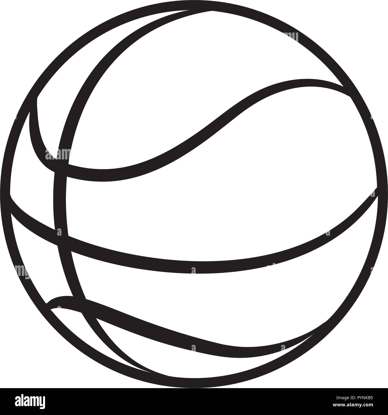 Balon de basquetbol imágenes de stock de arte vectorial