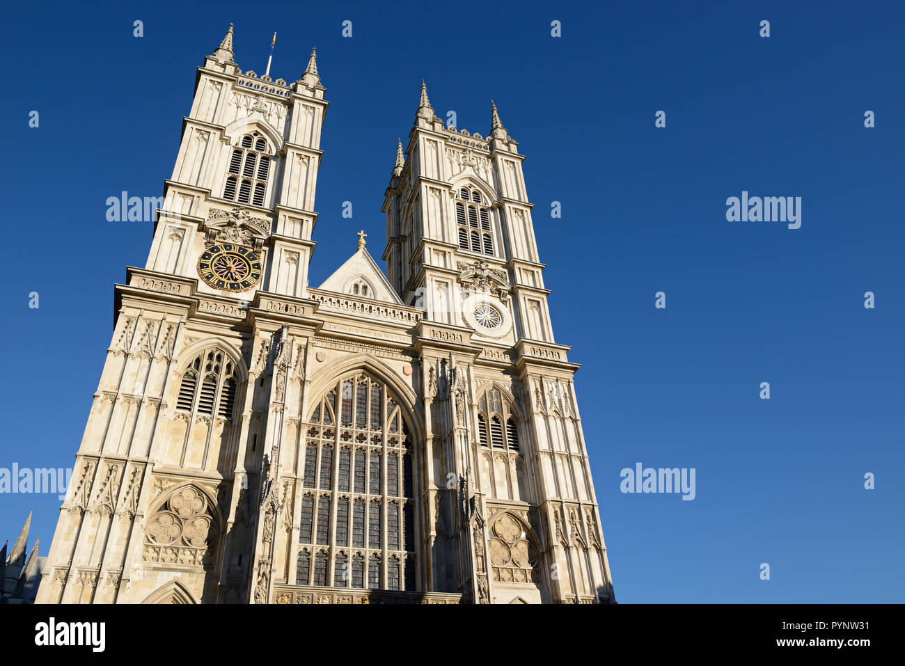 La Abadía de Westminster, Londres, Reino Unido. Foto de stock