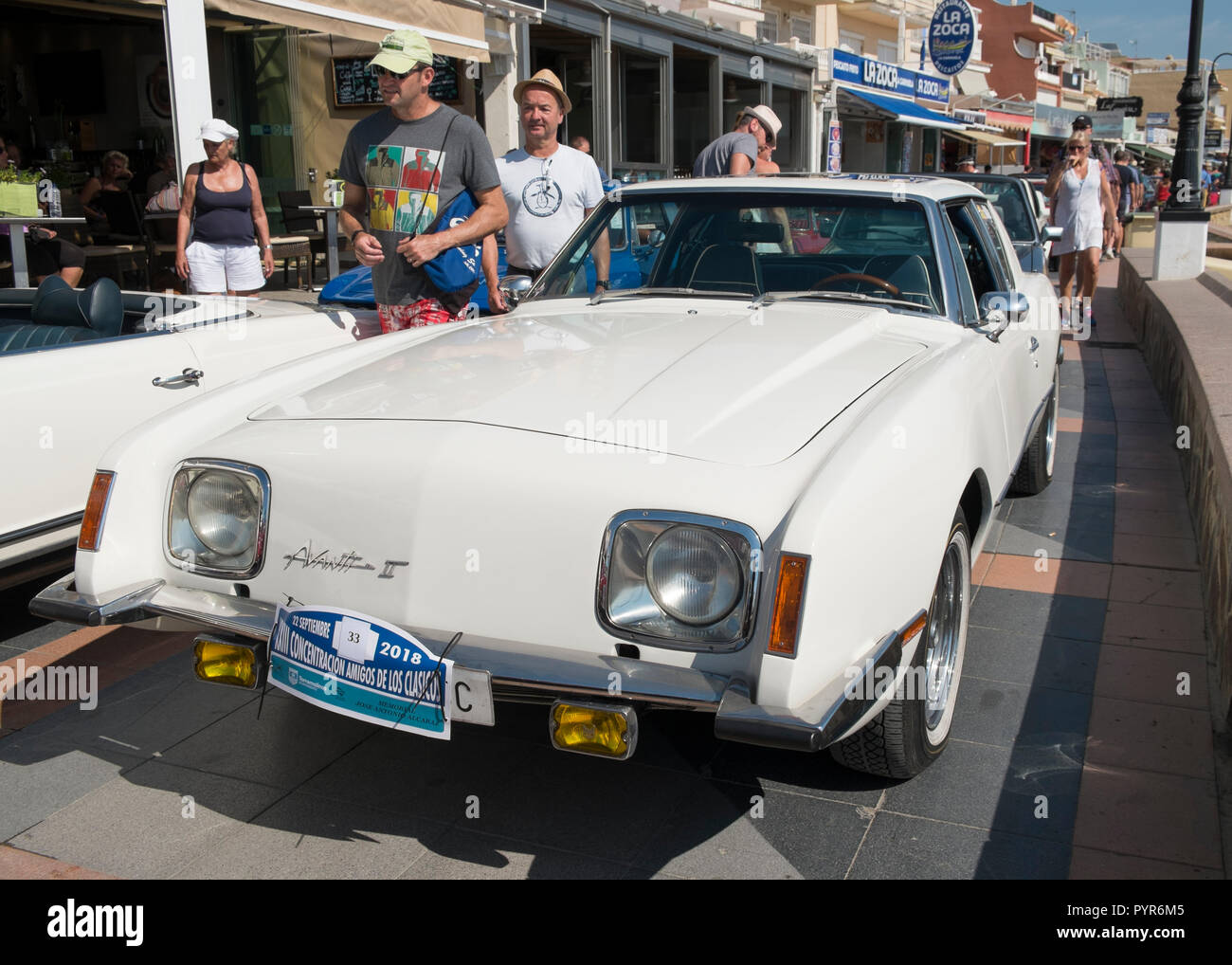 El Avanti II. Reunión de coches clásicos en Torremolinos, Málaga, España. Foto de stock