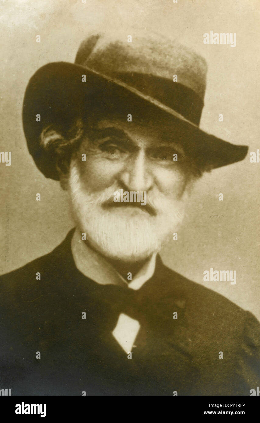 El compositor y músico italiano Giuseppe Verdi, 1910s Foto de stock