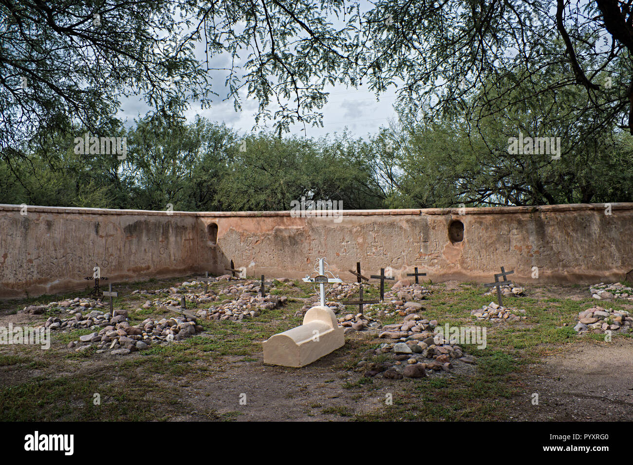 Tumacacori National Historical Park. Arizona, EE.UU. Foto de stock