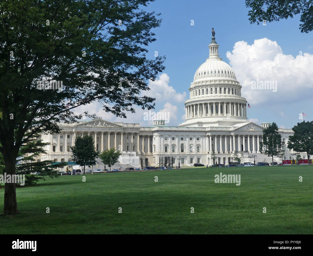 El edificio del Capitolio de Washington D.C.. Foto: Tony Gale Foto de stock