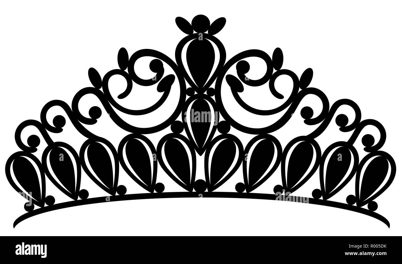 Vector de tiara Imágenes recortadas de stock - Alamy