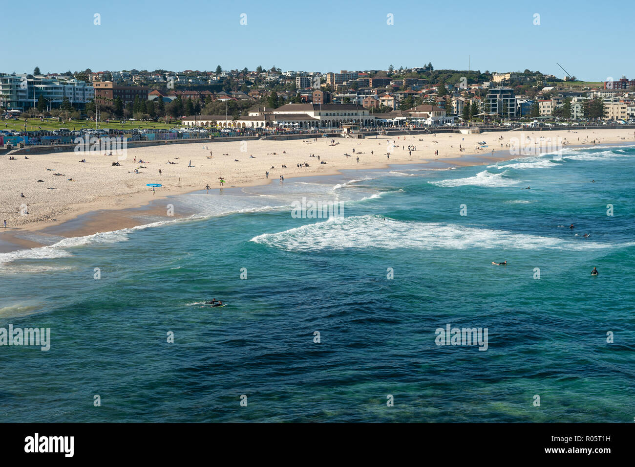 Sydney (Australia), la vista de la playa de Bondi Foto de stock