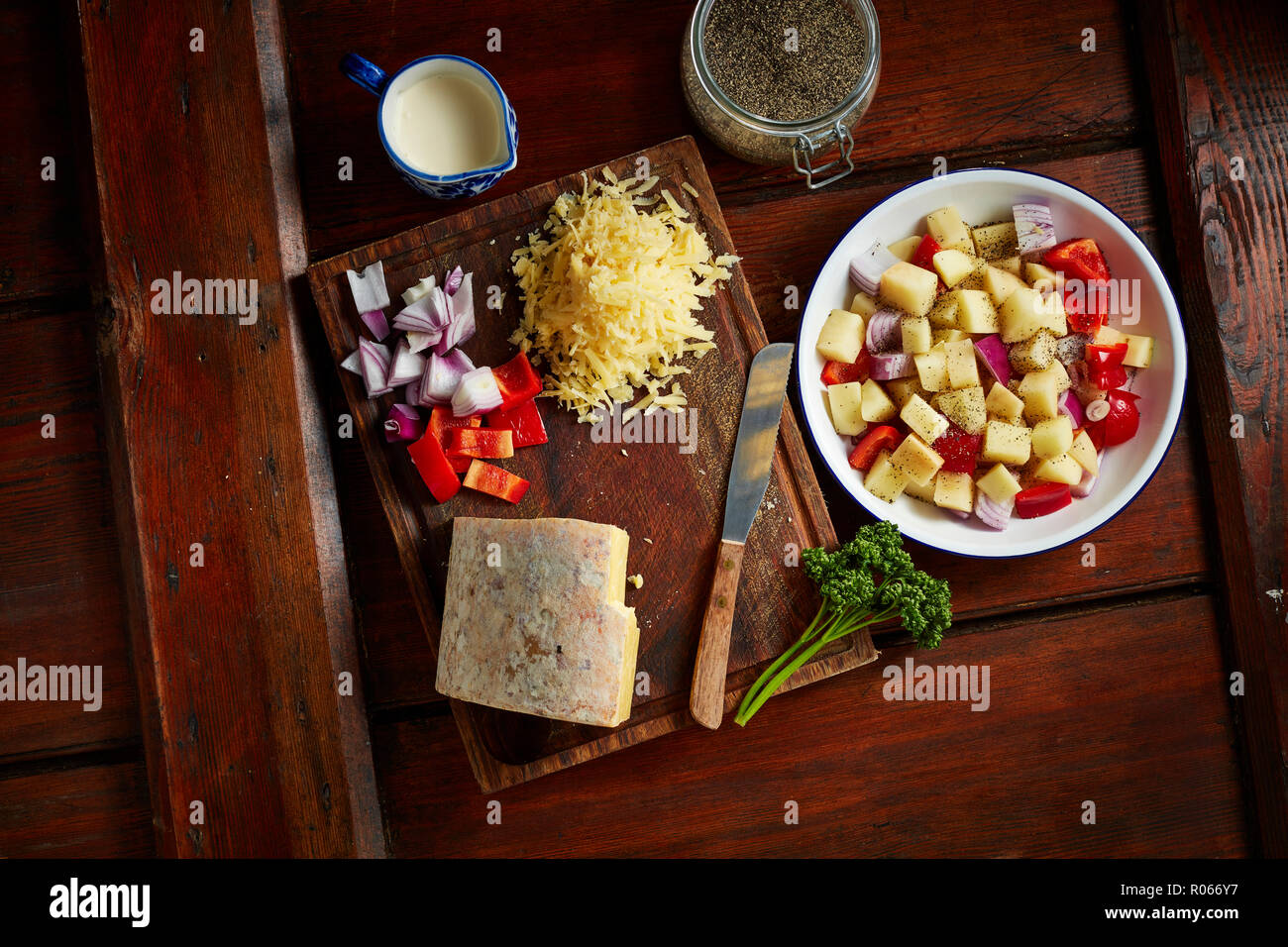 Patatas Morwens Raw Foto de stock