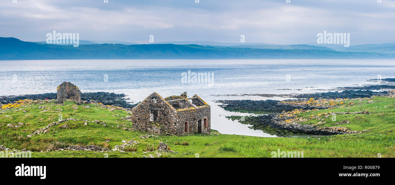 Rathlin Island, en el Condado de Antrim, Ulster, Irlanda del Norte, Reino Unido, Europa Foto de stock