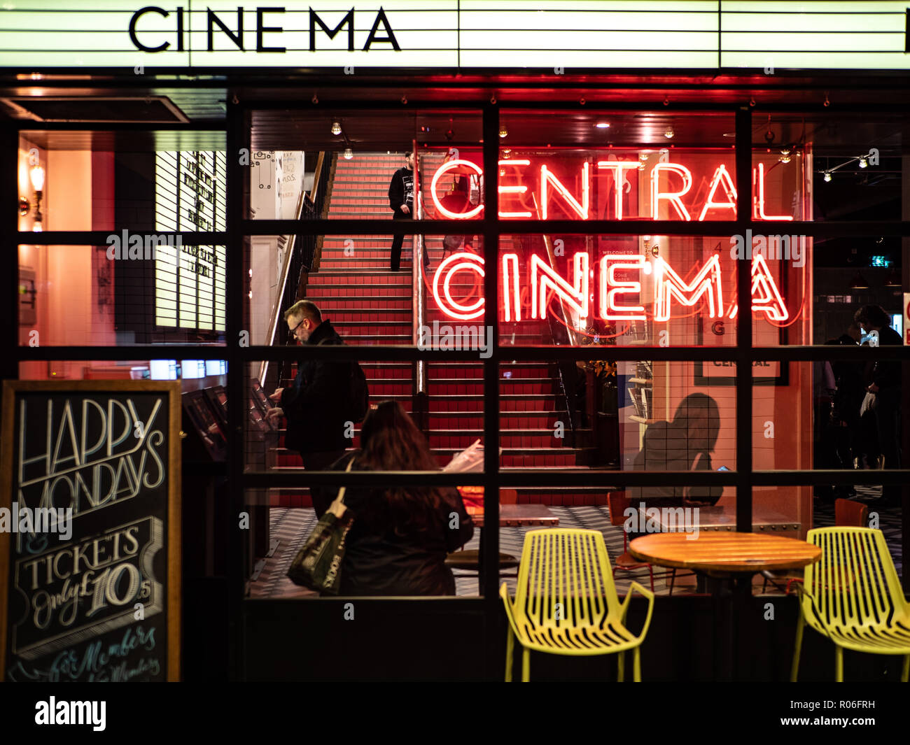 PictureHouse Cinema central cerca de Piccadilly Circus en el West End de Londres Foto de stock
