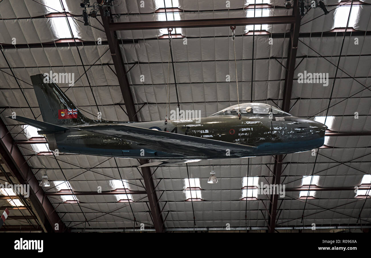 Sabre MK V, Pima Air & Space Museum. Tucson, Arizona. Ee.Uu. Foto de stock