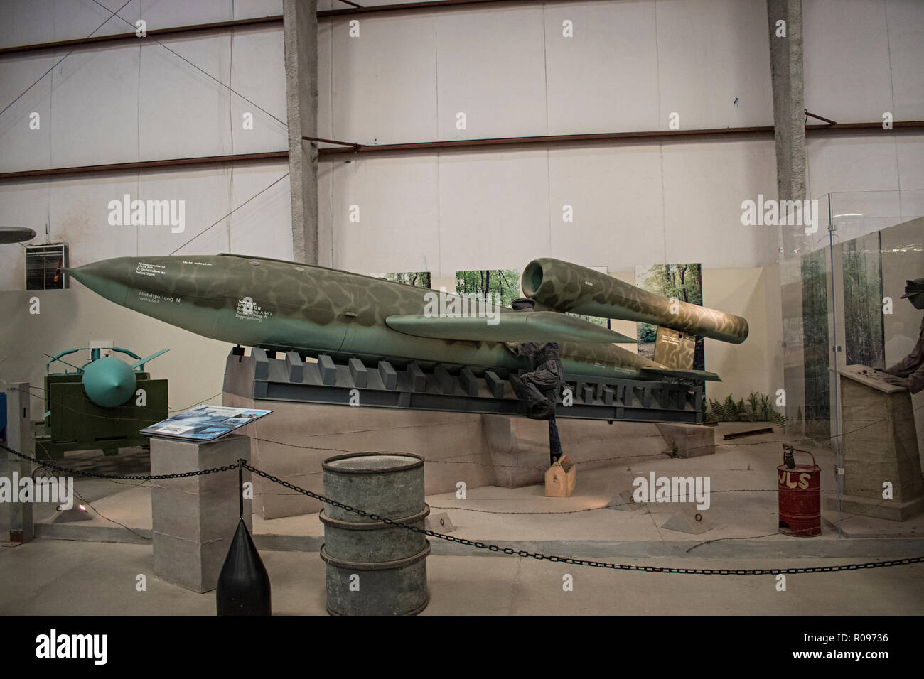 V-1 Buzzbomb, Pima Air & Space Museum. Tucson, Arizona. Ee.Uu. Foto de stock