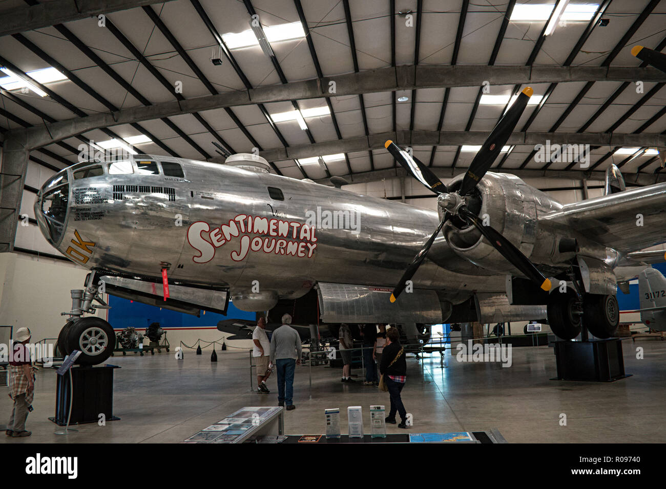 B-29 Superfortress, Pima Air & Space Museum. Tucson, Arizona. Ee.Uu. Foto de stock
