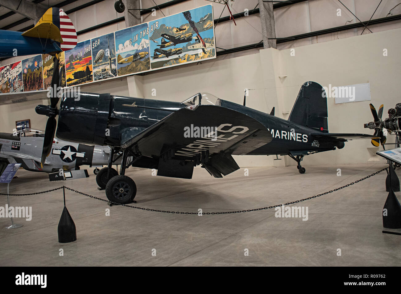 F-4U Corsair, Pima Air & Space Museum. Tucson, Arizona. Ee.Uu. Foto de stock