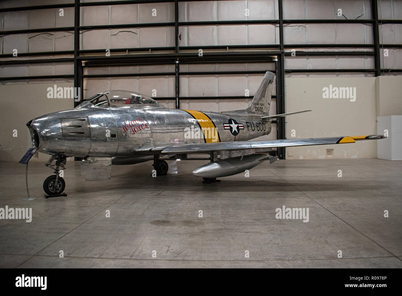 F-86 Sabre, Pima Air & Space Museum. Tucson, Arizona. Ee.Uu. Foto de stock