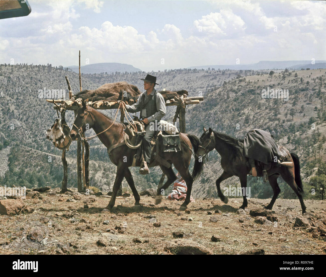 El sheriff de 1971 películas de MGM con Burt Lancaster Foto de stock