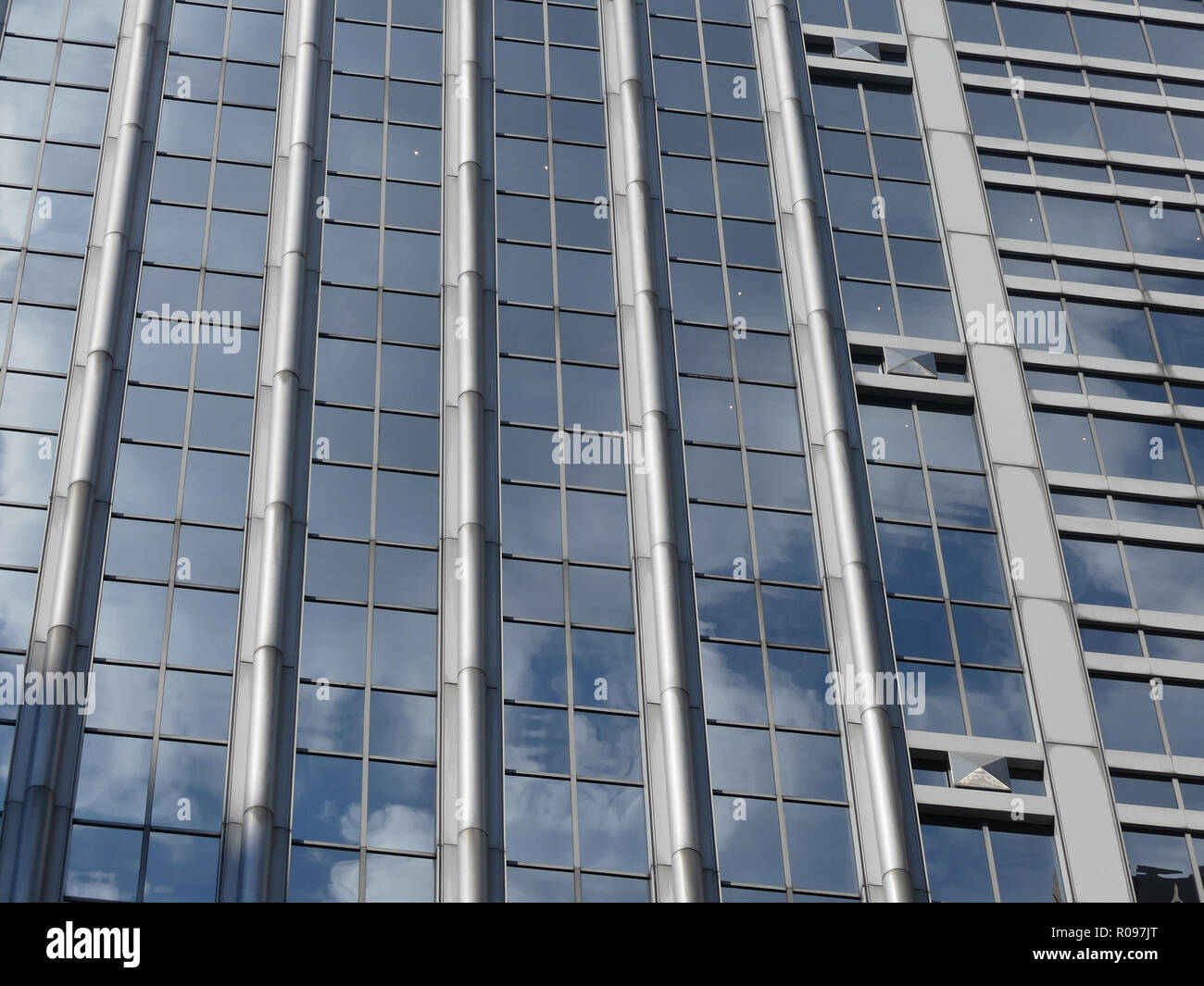 SKYSCRAPER WINDOWS en Washington D.C. Foto: Tony Gale Foto de stock