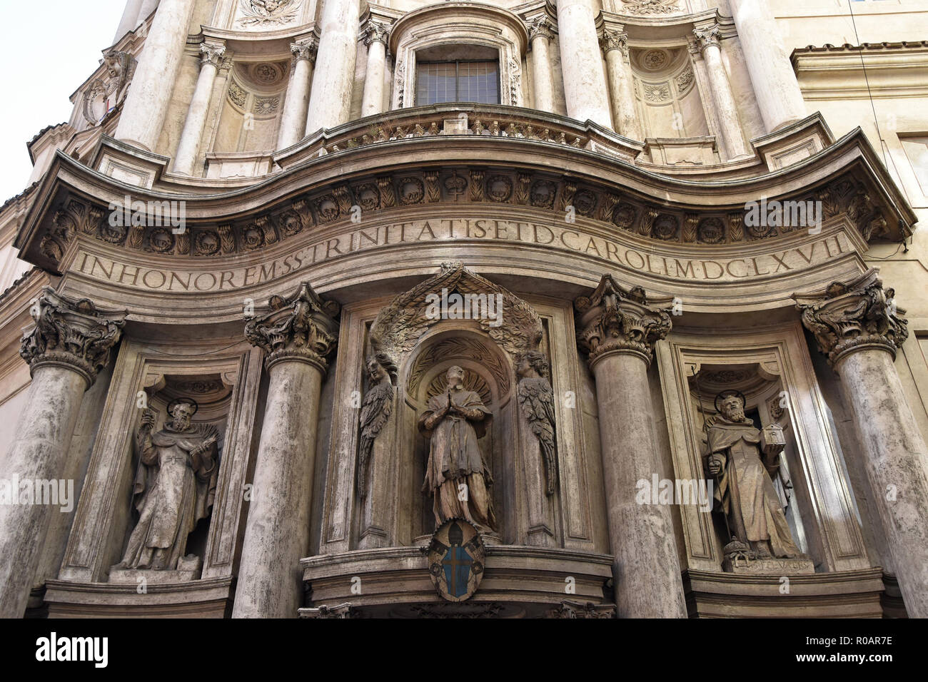La iglesia de San Carlo alle Quattro Fontane, la Iglesia de Roma, por