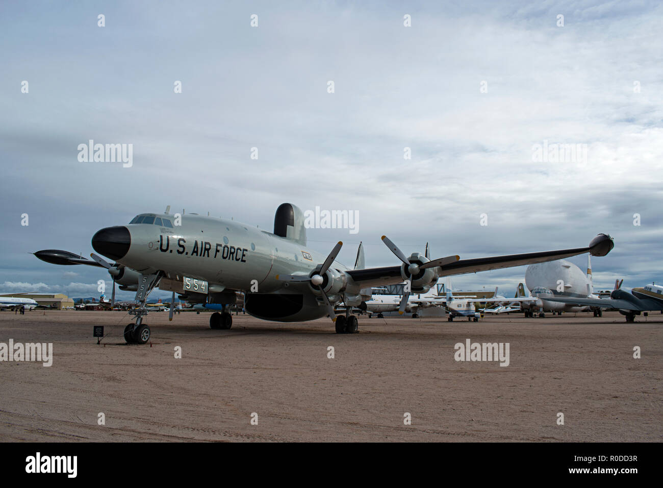 EC-121 Warning Star, Pima Air & Space Museum. Tucson, Arizona. Ee.Uu. Foto de stock