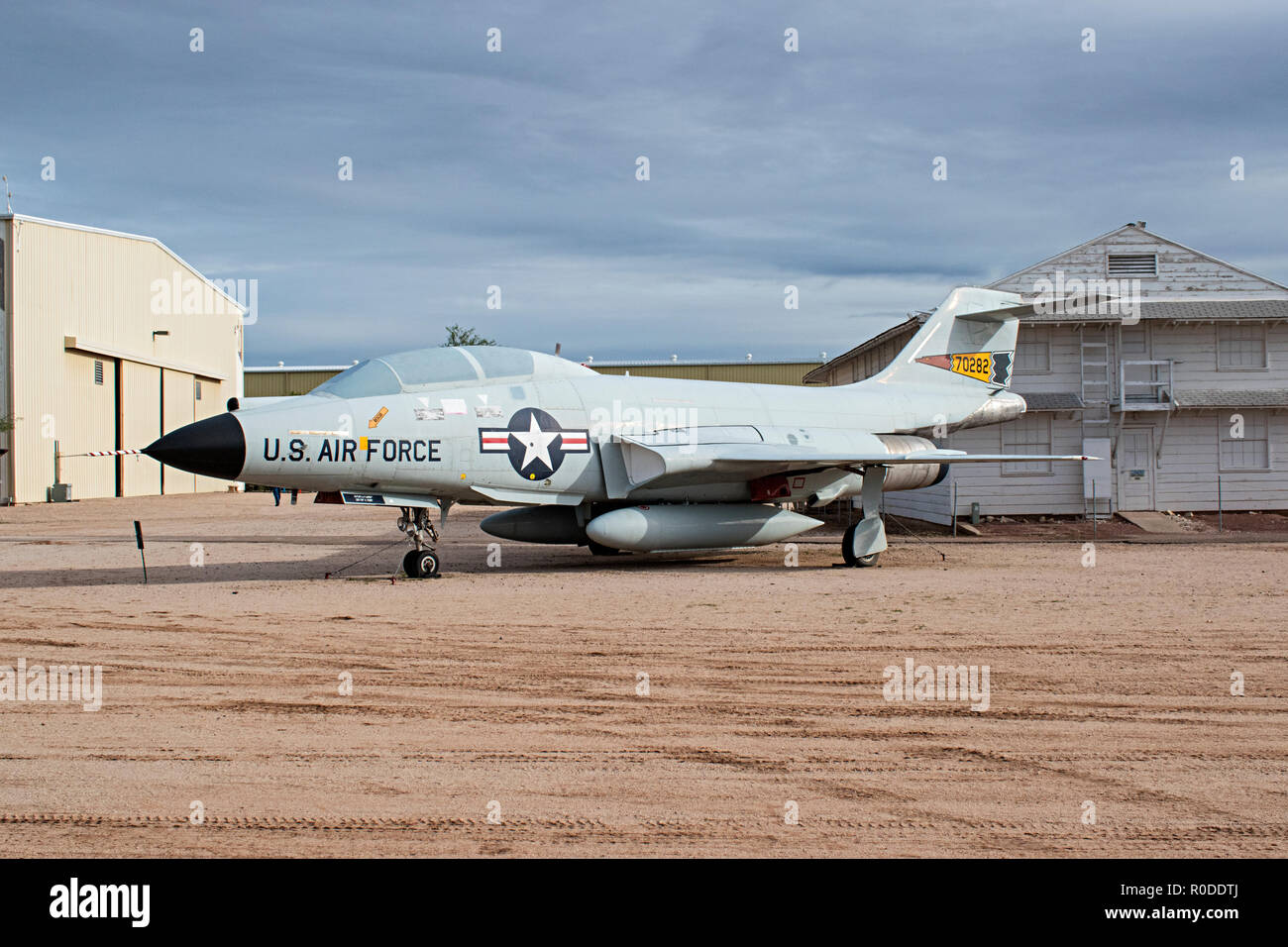 F-101, Pima Air & Space Museum. Tucson, Arizona. Ee.Uu. Foto de stock