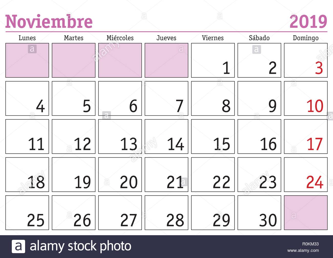 Calendario 2019 Imágenes De Stock & Calendario 2019 Fotos De Stock Alamy
