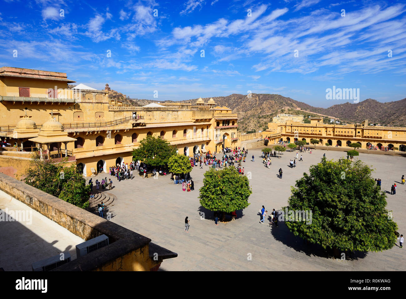 Fuerte Amber, Jaipur, Rajasthan Foto de stock