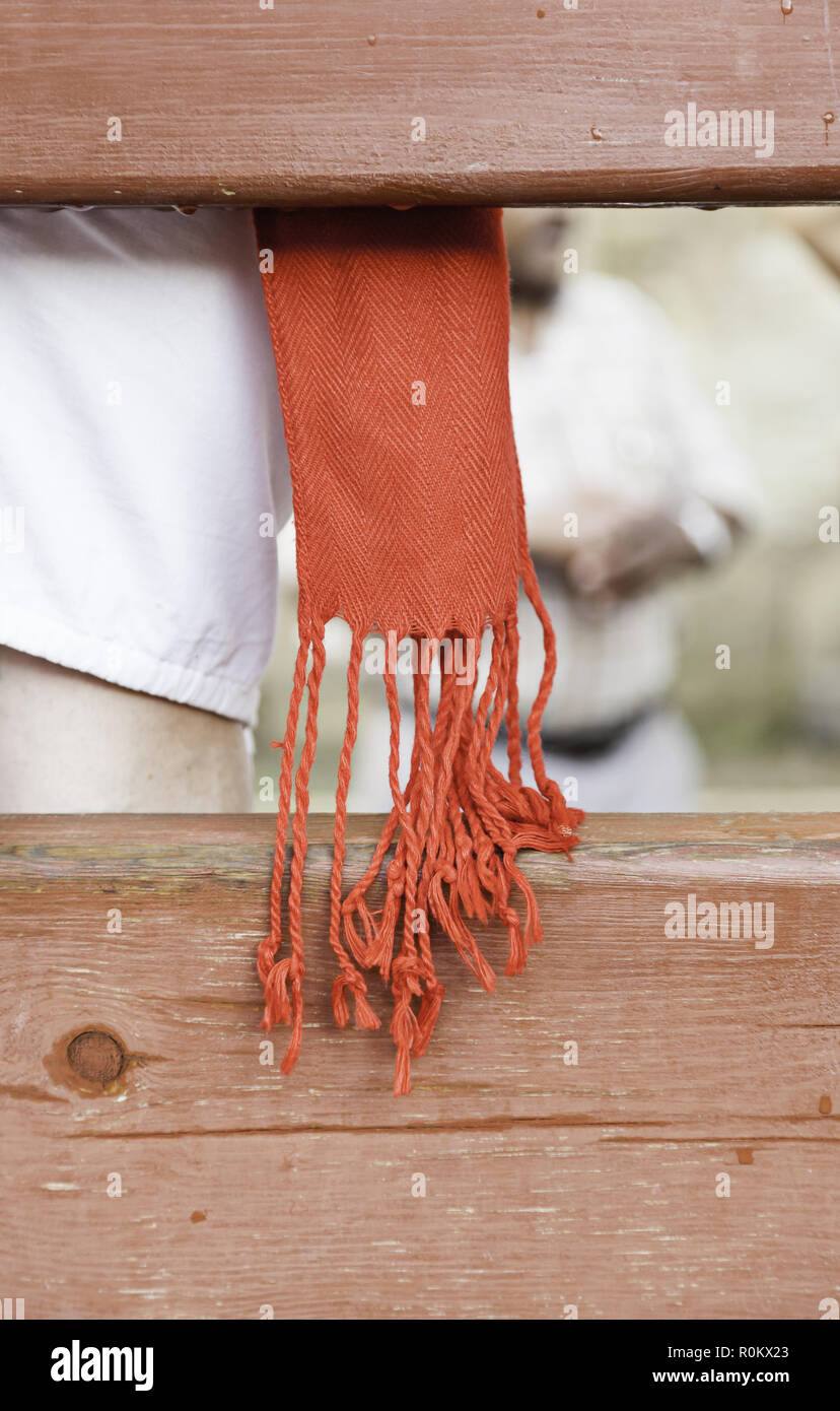 Bufandas, San Fermín, detalle de un clásico de carreras cierres de Pamplona  Fotografía de stock - Alamy