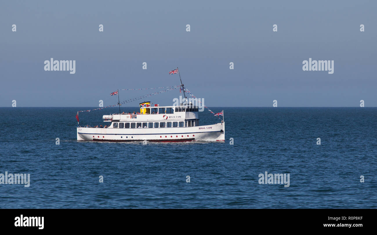 MV Regal Dama - un barco histórico nacional que participaron en la evacuación de Dunkerque en 1940 - ahora ofrece viajes de placer desde Scarborough Harbour Foto de stock