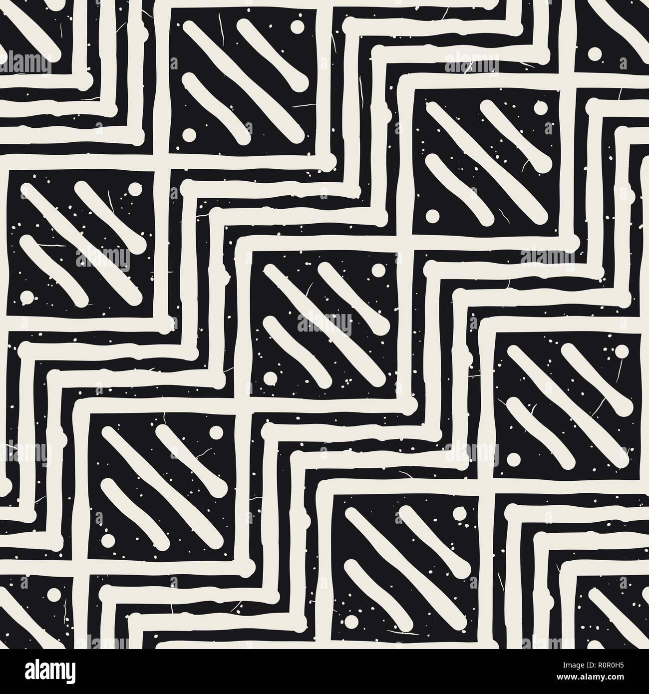 Vector patrón sin fisuras. Moderno y elegante textura abstracta. Ilustración del Vector