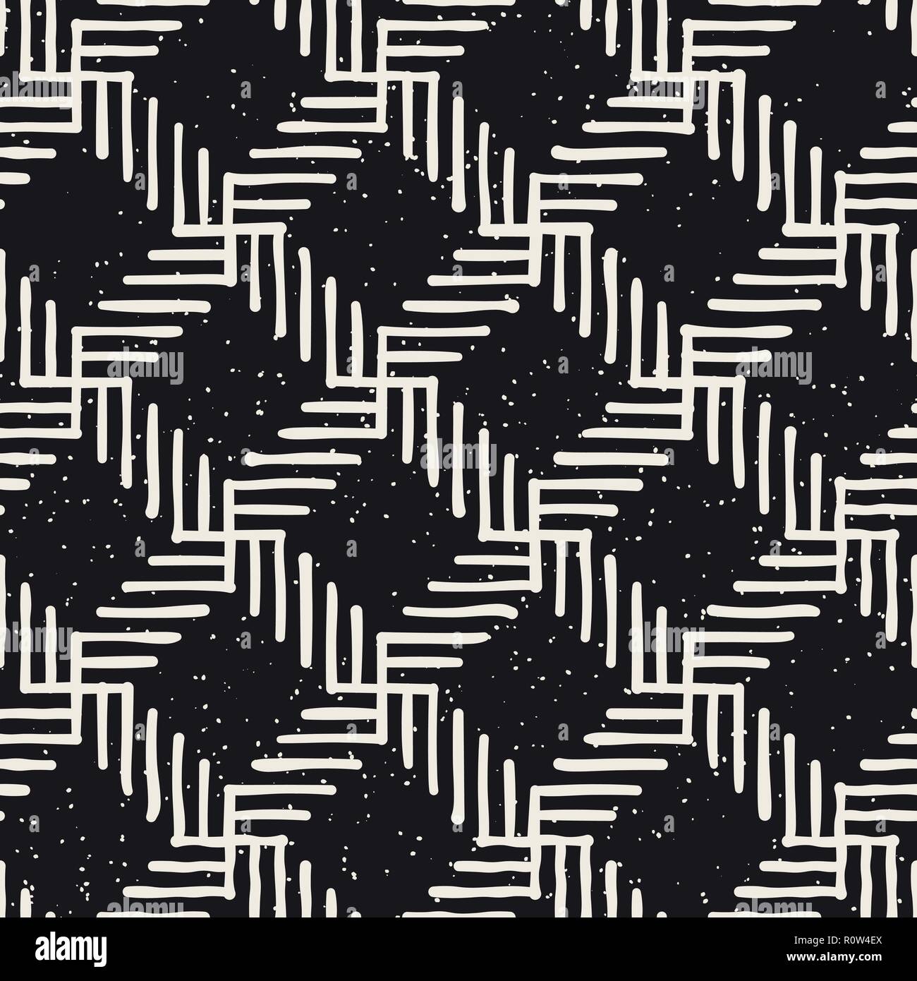Vector patrón sin fisuras. Moderno y elegante textura abstracta. Ilustración del Vector