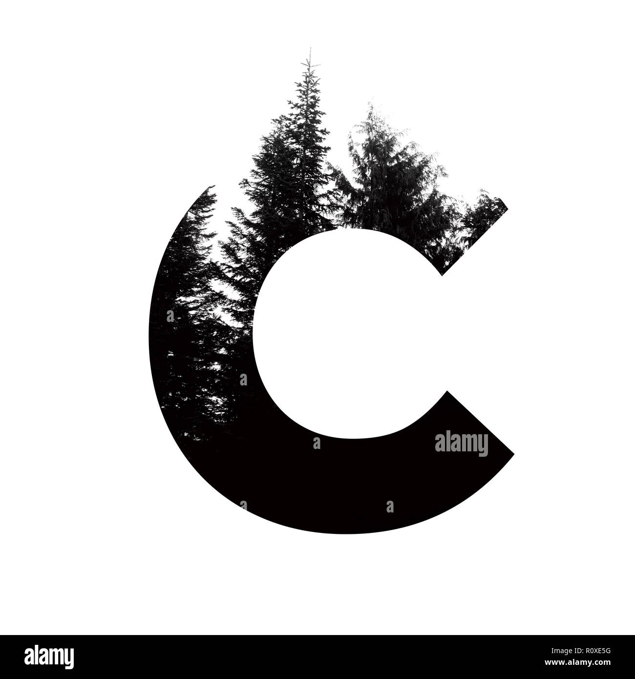 Letra C hipster desierto font rotulación. Aventura al Aire Libre Letra C hipster desierto font rotulación. Aventura al Aire Libre
