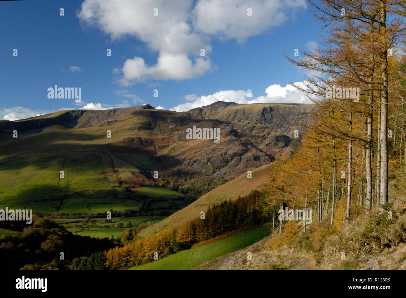 Paisaje de montaña en Gales, Reino Unido Foto de stock
