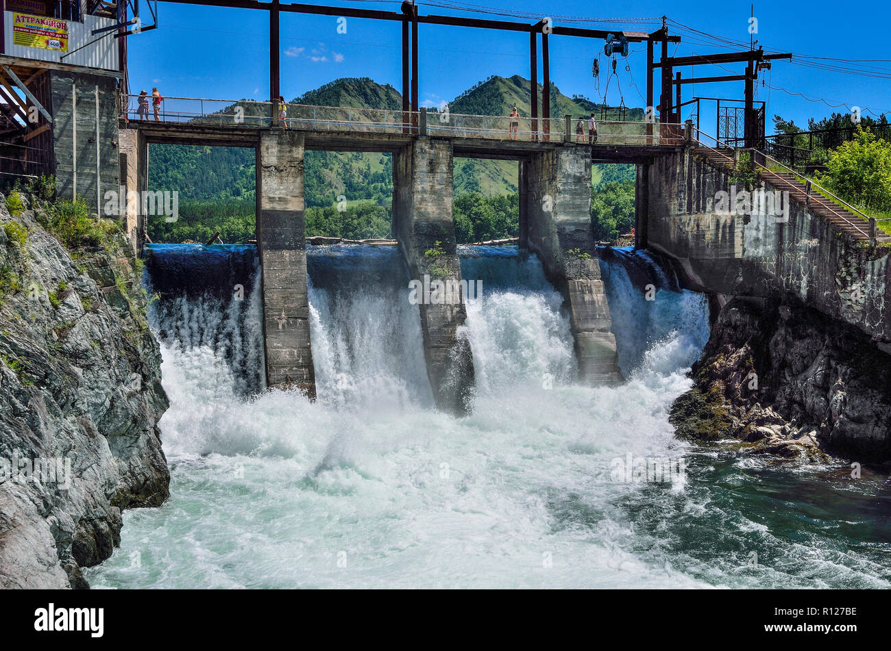 Pueblo Chemal, República de Altai, Rusia Julio 7, 2018 Antigua