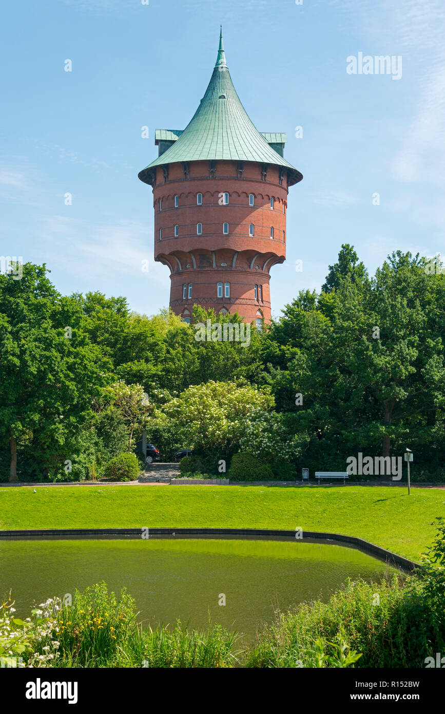 Torre de agua, Cuxhaven, Baja Sajonia, Alemania Foto de stock