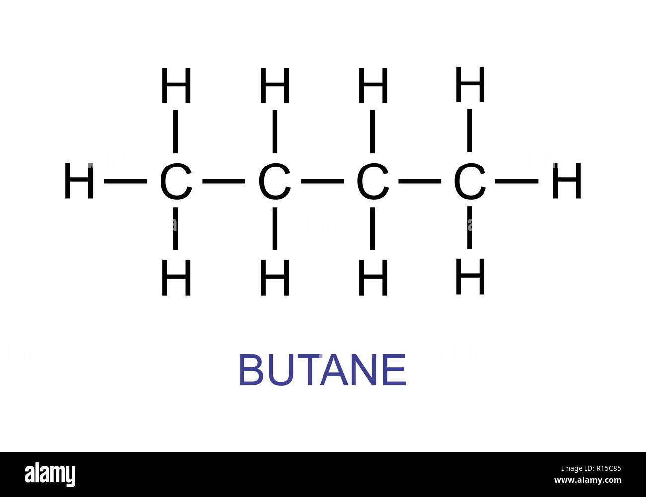 Estructura quimica butano fotografías e imágenes de alta resolución - Alamy