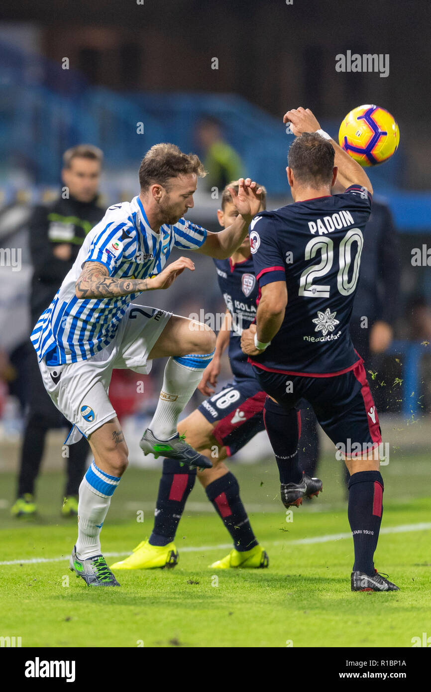 De Ferrara, Italia. El 18 de mayo, 2017. Serie B Trofeo Football/Soccer :  Italiano 'Serie B' coincidencia entre SPAL 2-1 FC Bari en el Stadio Paolo  Mazza en Ferrara, Italia . Crédito