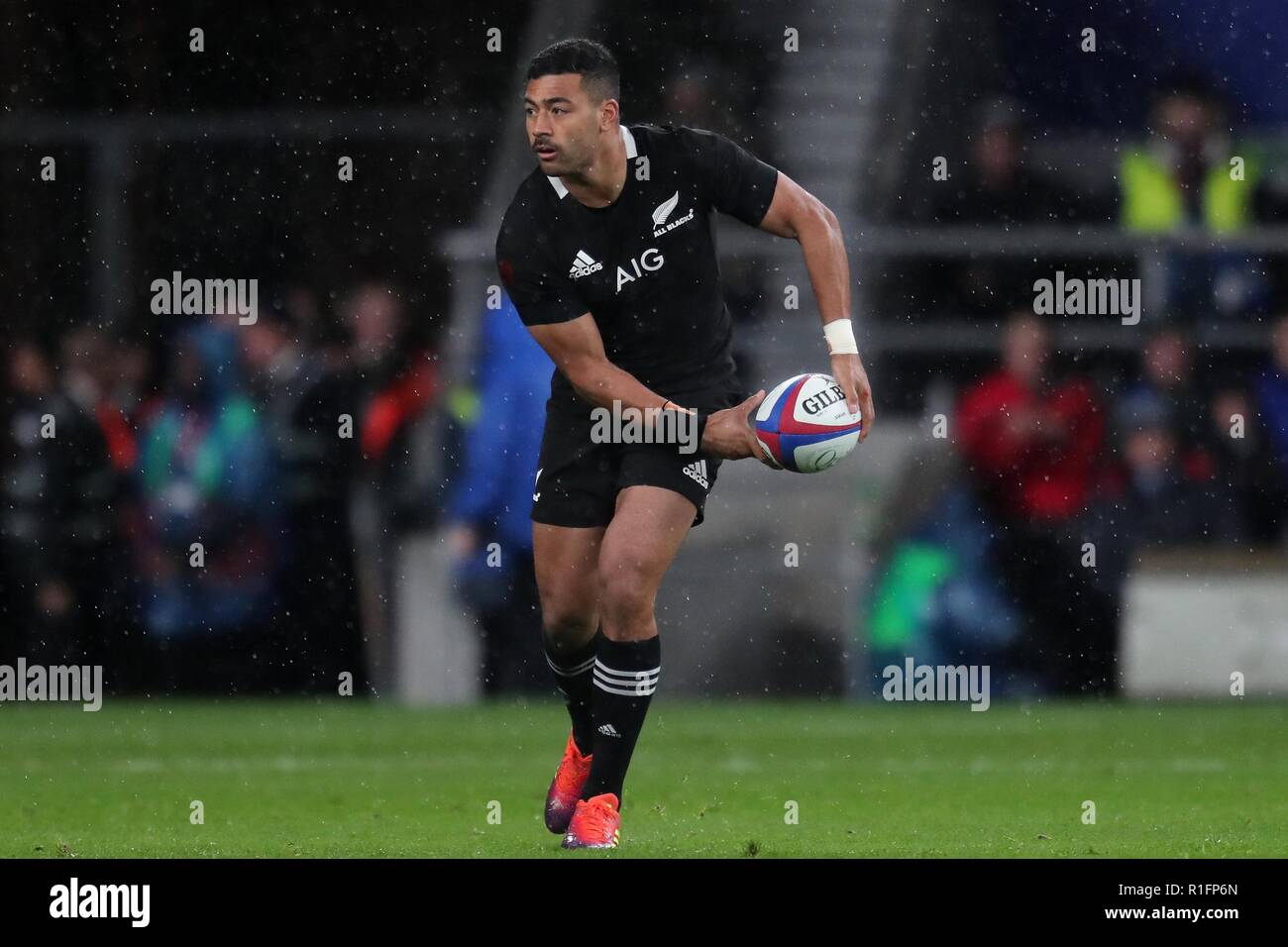 Richie Mo' Unga Nueva Zelanda Ru Inglaterra V Nueva Zelandia, Autumn Internationals Twickenham, Londres, Inglaterra, 10 de noviembre de 2018 Créditos: Allstar Picture Library/Alamy Live News Foto de stock