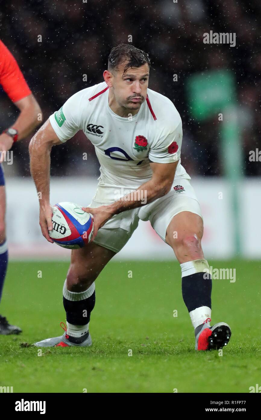 Danny Care Inglaterra & Arlequines Ru Inglaterra V Nueva Zelandia, Autumn Internationals Twickenham, Londres, Inglaterra, 10 de noviembre de 2018 Créditos: Allstar Picture Library/Alamy Live News Foto de stock